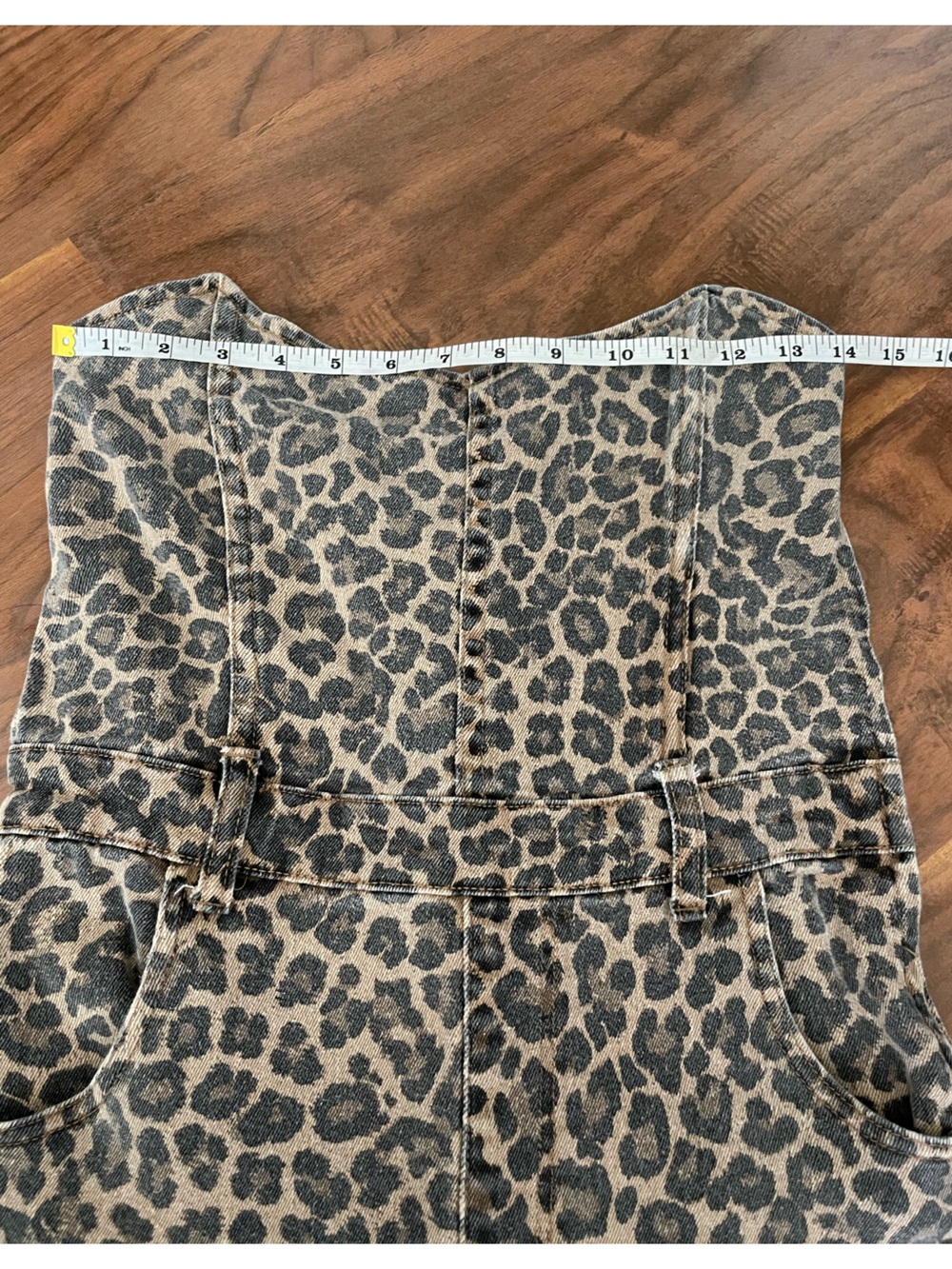 Show Me Your Mumu Strapless Leopard Print Jumpsuit - Brown & Black - Picture 4 of 7